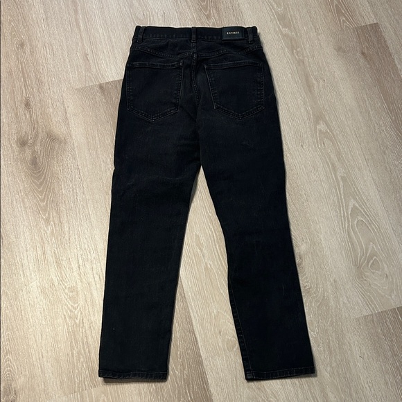 Express Slim High Rise Distressed Women Jeans Sz 4R - Picture 7 of 10